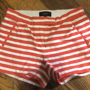 JCrew striped shorts